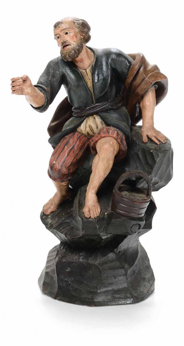 Pastore su roccia, Genova, XVII secolo  - Auction Sculpture and Works of Art - Cambi Casa d'Aste