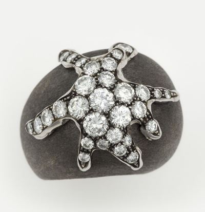 Anello da Mignolo con Diamanti