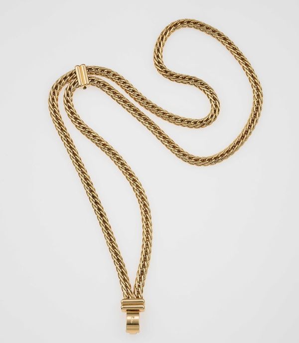 Gold necklace. Signed Pomellato