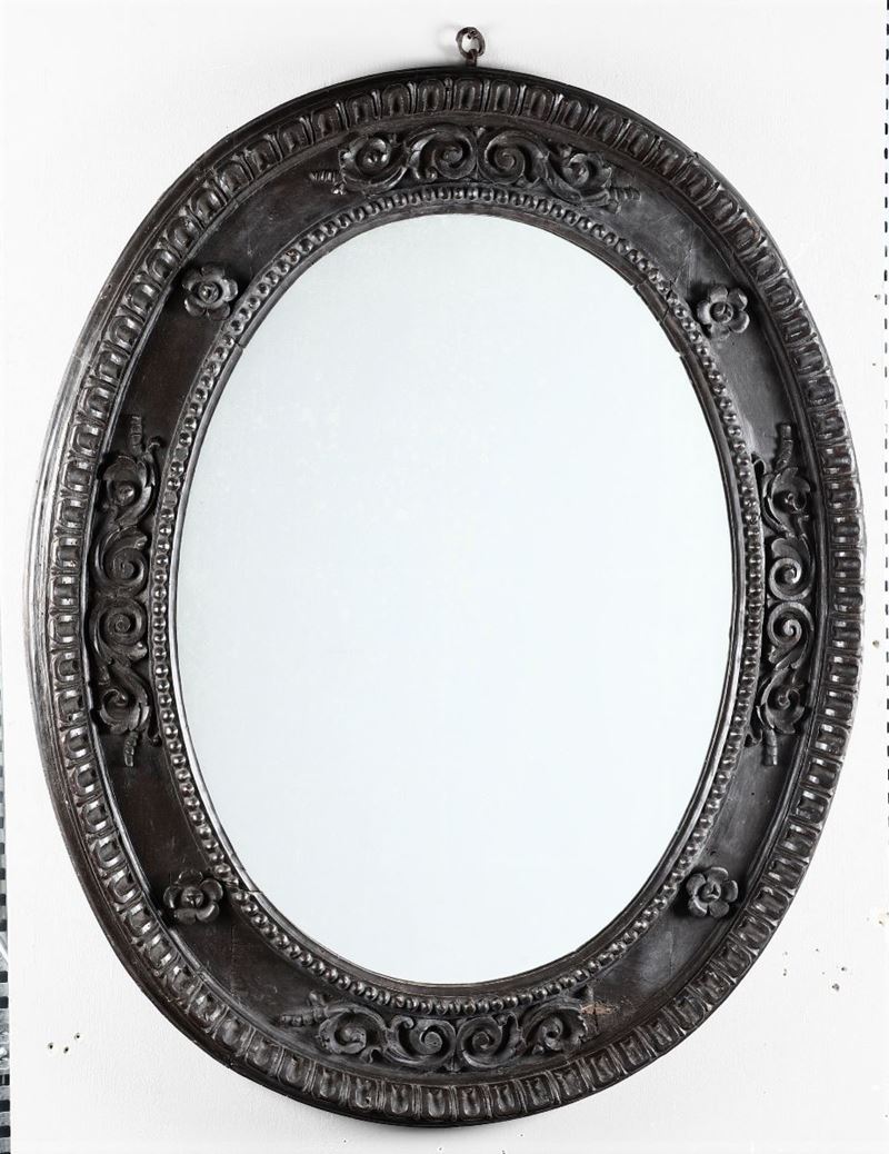 Specchiera in legno intagliato, XIX secolo  - Asta Arredi | Cambi Time - Cambi Casa d'Aste