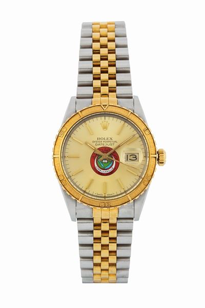 Rolex, Turn-o-graph, Oyster Perpetual, Datejust Cassa No. 8805885. Ref. 16253, Special Dial. Orol...
