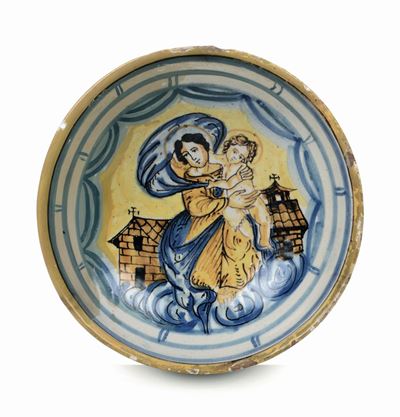 Coppetta Probabilmente Deruta, Fine XVII - Inizio XVIII Secolo