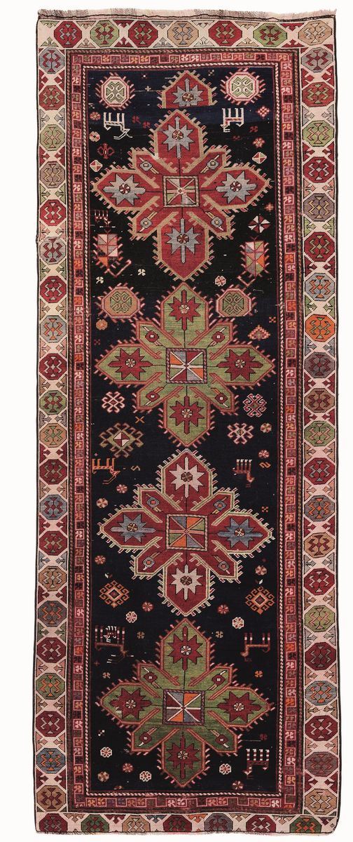 Passatoia Karabagh Caucaso inizio XX secolo  - Auction Carpets - Timed Auction - Cambi Casa d'Aste