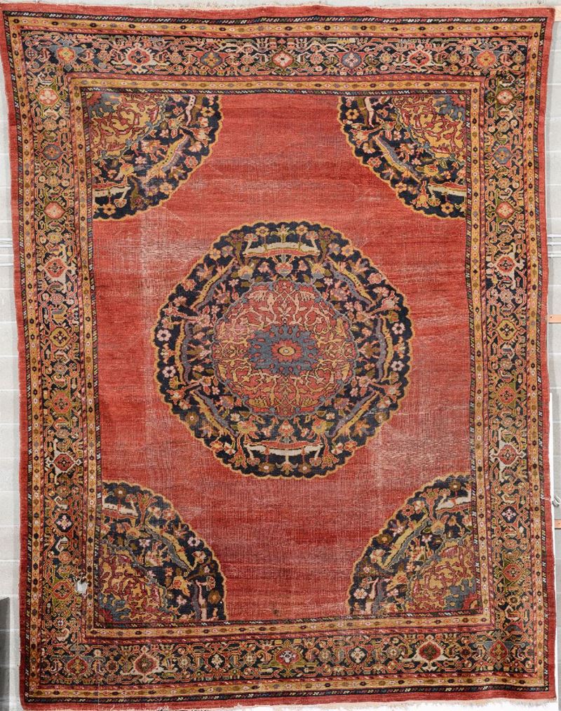 Tappeto Mahal, nord ovest Persia fine XIX secolo  - Auction Carpets - Time Auction - Cambi Casa d'Aste