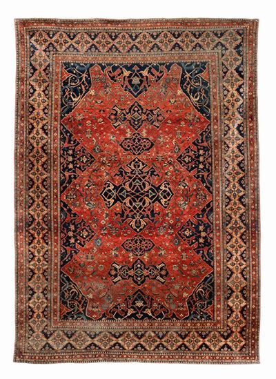 Tappeto Kashan Persia Fine XIX Secolo
