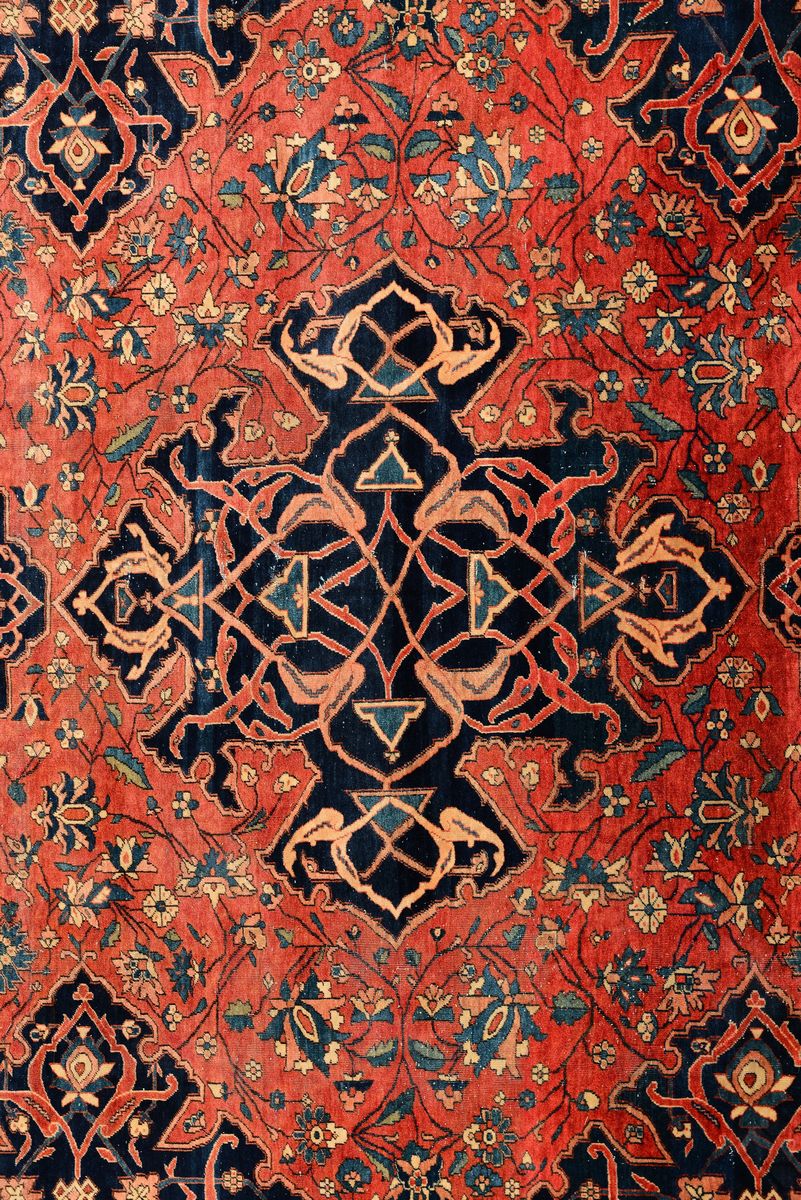 Tappeto Kashan Persia Fine XIX Secolo