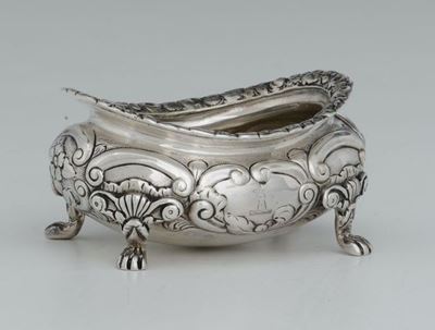 Saliera in Argento Fuso, Sbalzato e Cesellato. Londra 1818