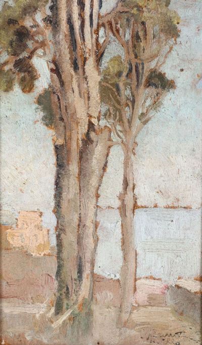 Vittore Zanetti (1864-1946)portofino Scorcio di Mare