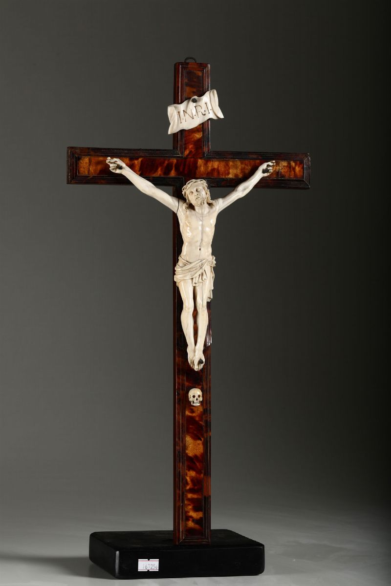 Cristo Vivo in Tartaruga e Avorio, Iarte Barocca Dell'talia Meridionale (sicilia?) XVIII Secolo