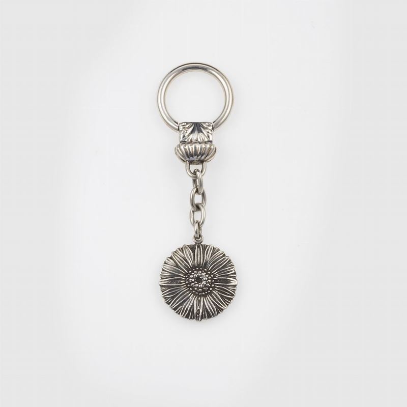 Sterling silver keychain. Signed Buccellati, fitted case  - Auction Jewels Timed Auction - Cambi Casa d'Aste