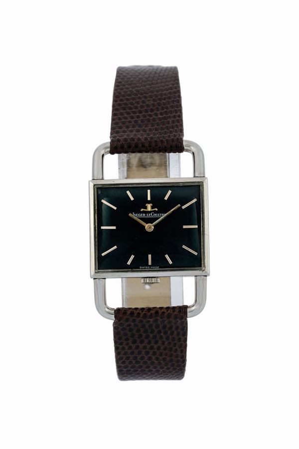 Jaeger LeCoultre, Big Etrier, Ref. 9041.42, cassa No. 1369737. Estremamente raro, orologio da polso, in acciaio. Realizzato nel 1970 circa