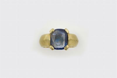 Anello con Zaffiro Sri Lanka