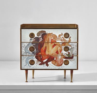 Gio Ponti (1891-1979) ed Edina Altara (1898-1983)cassettone, 1951 Circa