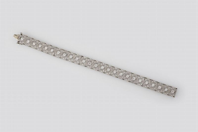 Old-cut diamond bracelet  - Auction Fine Jewels - Cambi Casa d'Aste