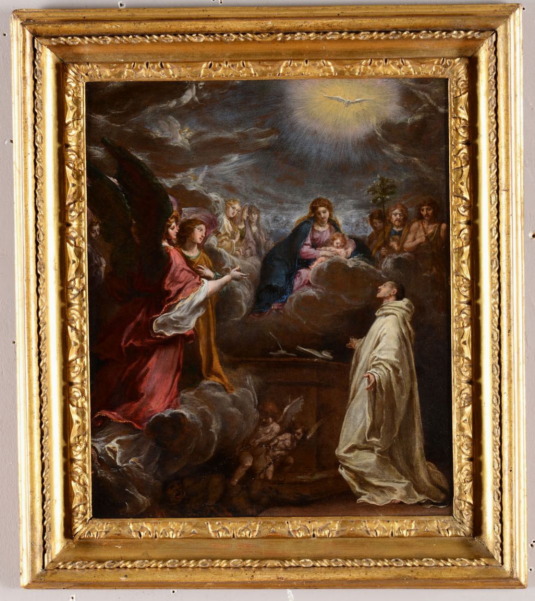 Fabrizio Boschi (1572-1642)visione di San Bernardo di Chiaravalle