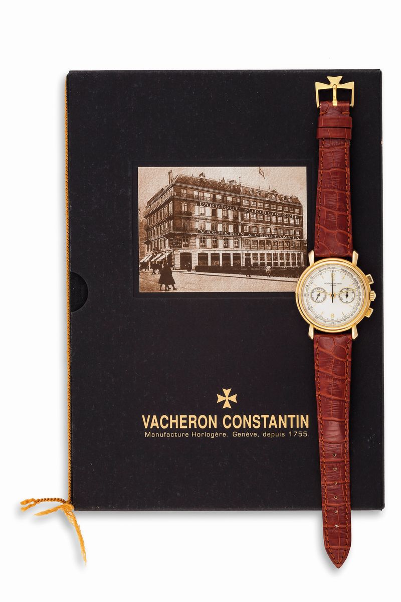 Vacheron Constantin, Genève, Les Historiques-chronographe, Cassa No. 614463, Ref. 47101. Orologio...