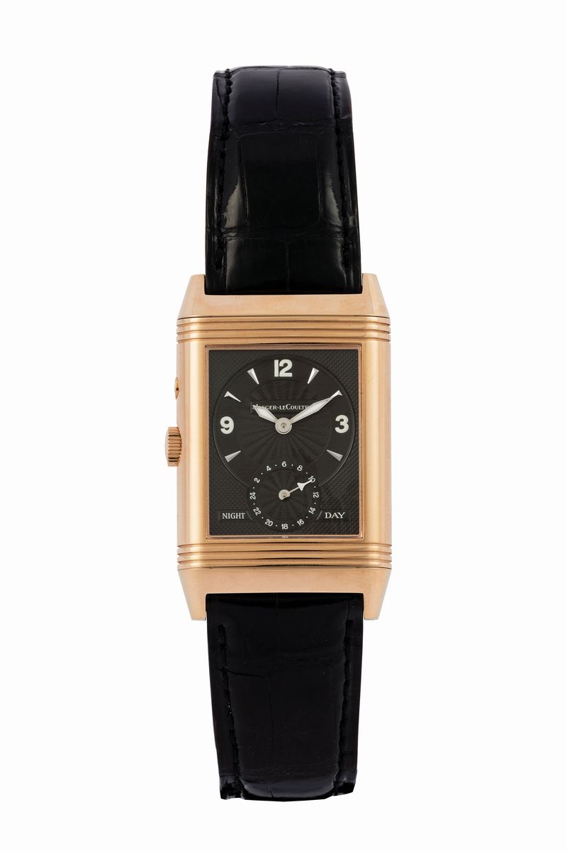 Jaeger Lecoultre, Reverso Duo Face, Night And Day, Cassa No. 2081701, Ref. 270.2.54. Orologio da ...