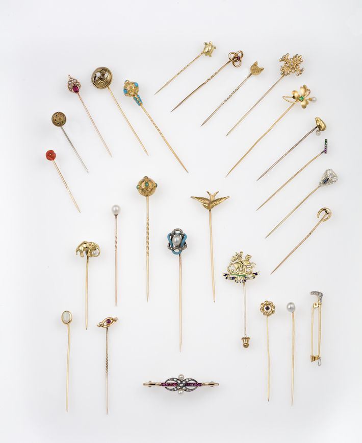 Collection of twenty-six stickpins  - Auction Timed Auction Jewels - Cambi Casa d'Aste