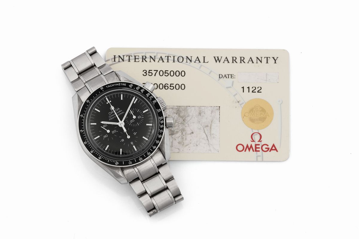 Omega, Speedmaster Professional, Ref. 35705000. Orologio da Polso, in Acciaio, Cronografo, Imperm...