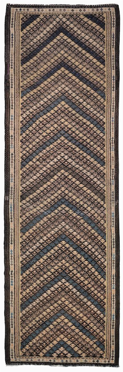 Kilim Senneh Persia fine XIX inizio XX secolo  - Auction Antique Carpets - Cambi Casa d'Aste