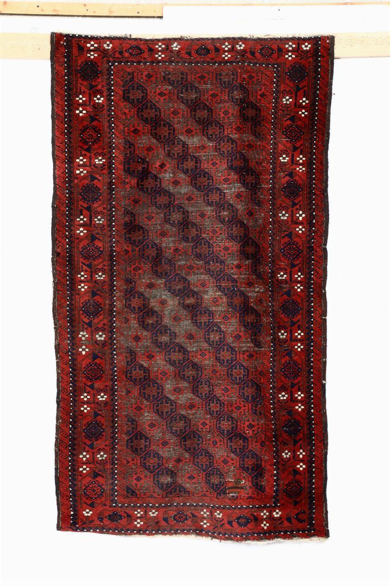 Tappeto belucistan fine XIX inizio XX secolo  - Auction Furniture - Cambi Casa d'Aste