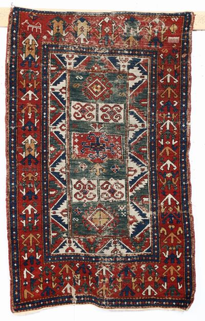 Tappeto Kazak, Caucaso Fine XIX Secolo