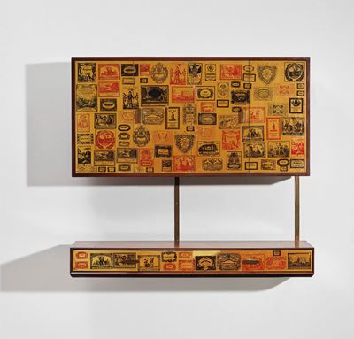 Gio Ponti (1891-1979) e Piero Fornasetti (1913-1988)mobile Bar, 1951 Circa
