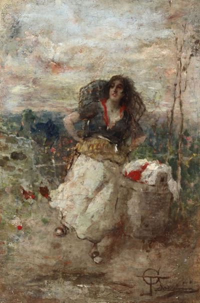 Giovanni Battista Todeschini (1857 - 1938)pastorella