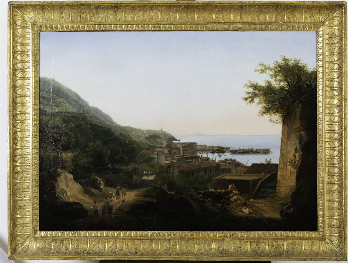 Salvatore Fergola (1799-1874)veduta di Castellamare di Stabia