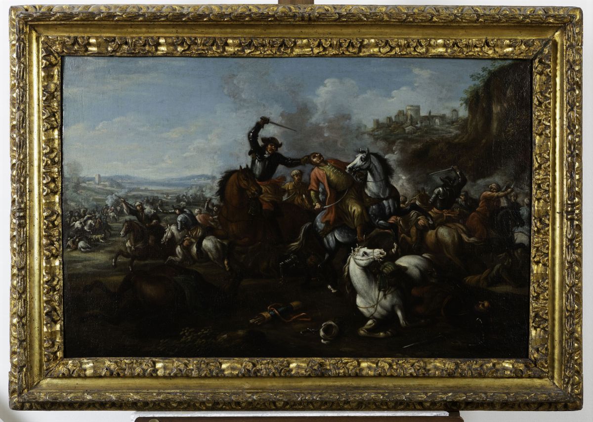 Christian Reder (1656-1729)scontro tra Cavallerie Cristiane e Turche