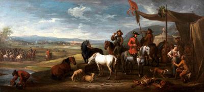 Christian Reder (1656-1729)sosta di Cavalieri