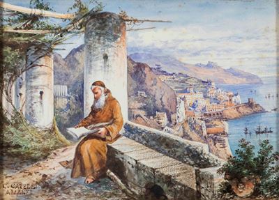 Consalvo Carelli (1818-1900)amalfi