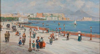 Attilio Pratella (1856 – 1949)via Caracciolo, Napoli