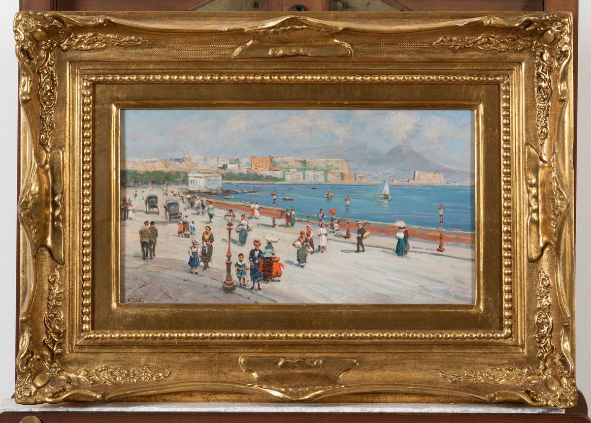 Attilio Pratella (1856 – 1949)via Caracciolo, Napoli