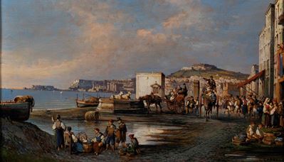 Consalvo Carelli (1818-1900)mergellina