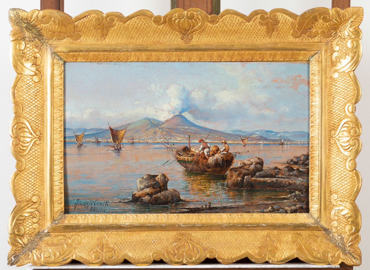 Giuseppe Carelli (1858-1921)napoli da Margellina