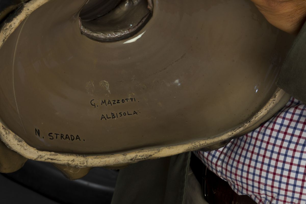 Nino Strada (1904-1968), Manifattura Mazzotti Albisola, 1950 Ca.