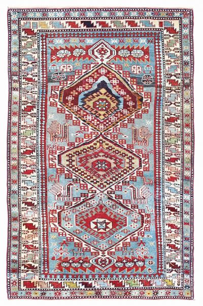 Tappeto Shirvan Caucaso Centro Orientale Fine XIX Inizio XX Secolo