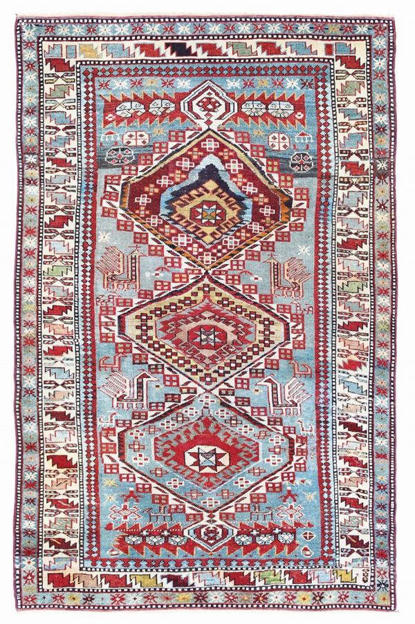 A Shirvan rug, Caucasus late XIX century.cm 165x105