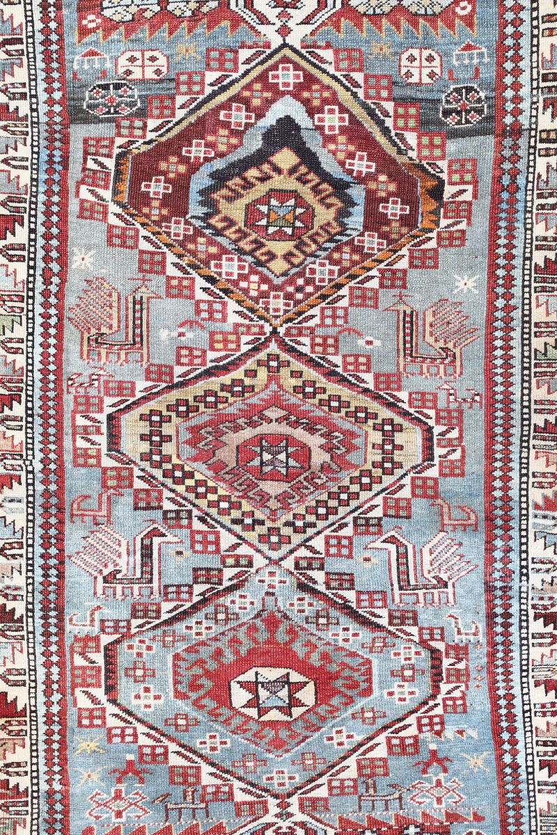 Tappeto Shirvan Caucaso Centro Orientale Fine XIX Inizio XX Secolo