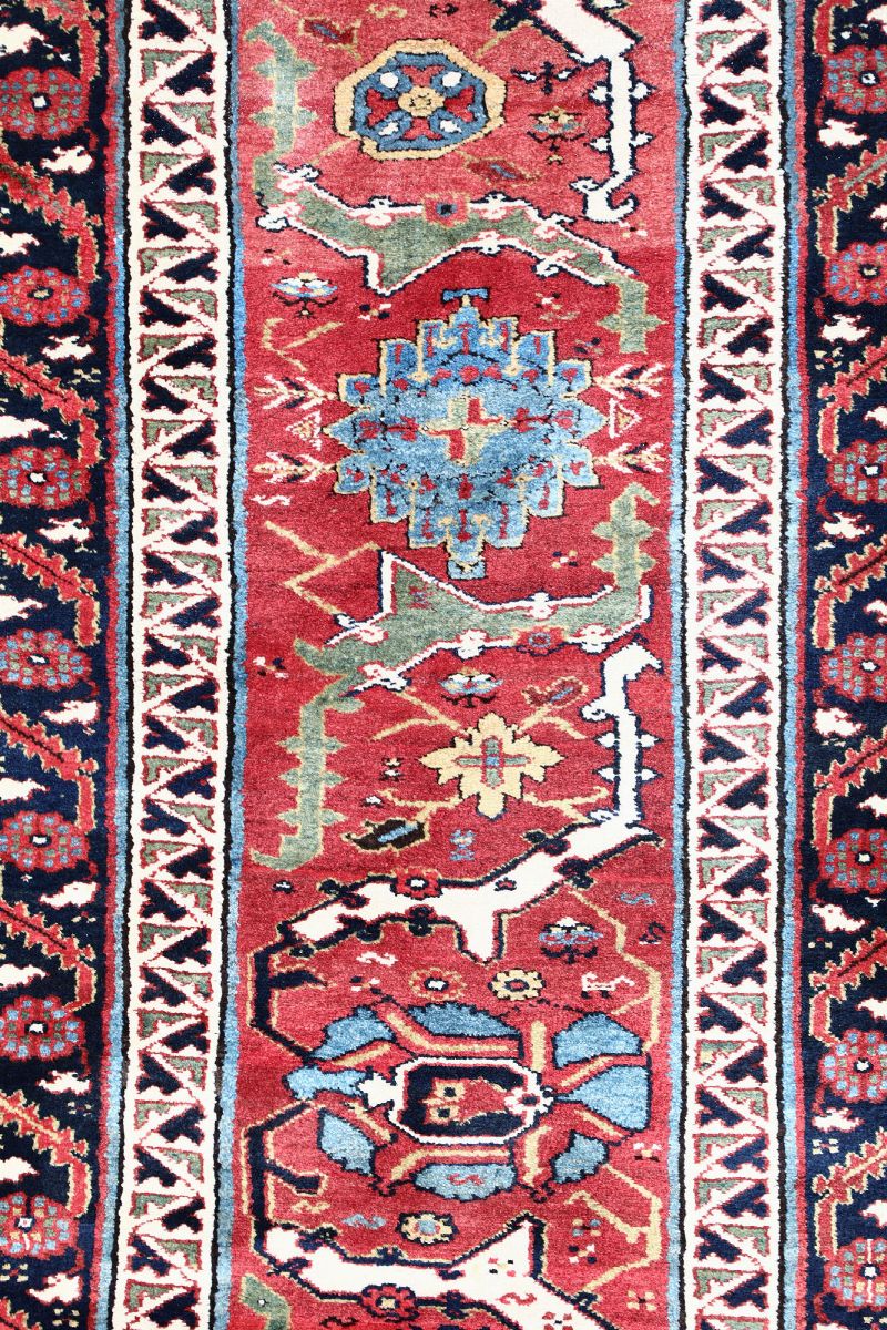 Particolare Passatoia Nord Ovest Persia Fine XIX Secolo