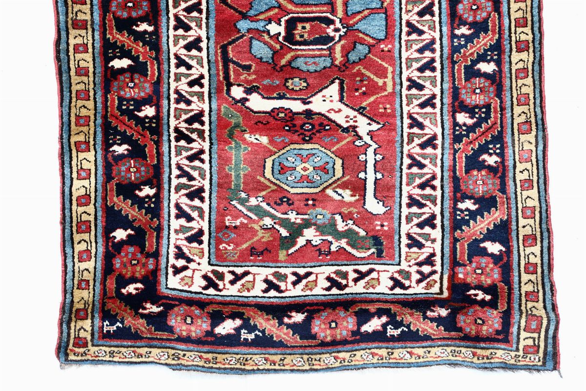 Particolare Passatoia Nord Ovest Persia Fine XIX Secolo