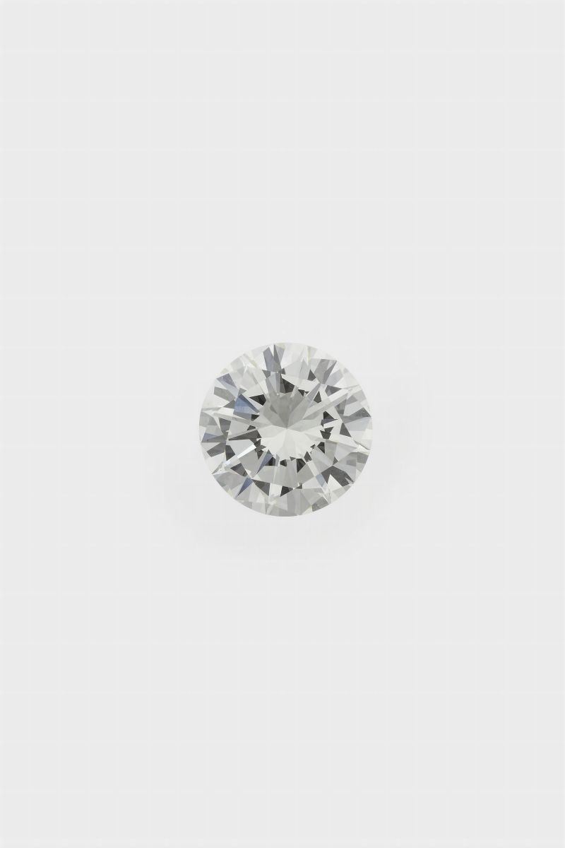 Circular-cut diamond weighing 6.20 carats  - Auction Fine Jewels - Cambi Casa d'Aste