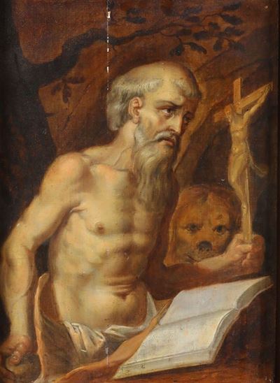 Scuola Italiana della Fine del XVI Secolosan Gerolamo