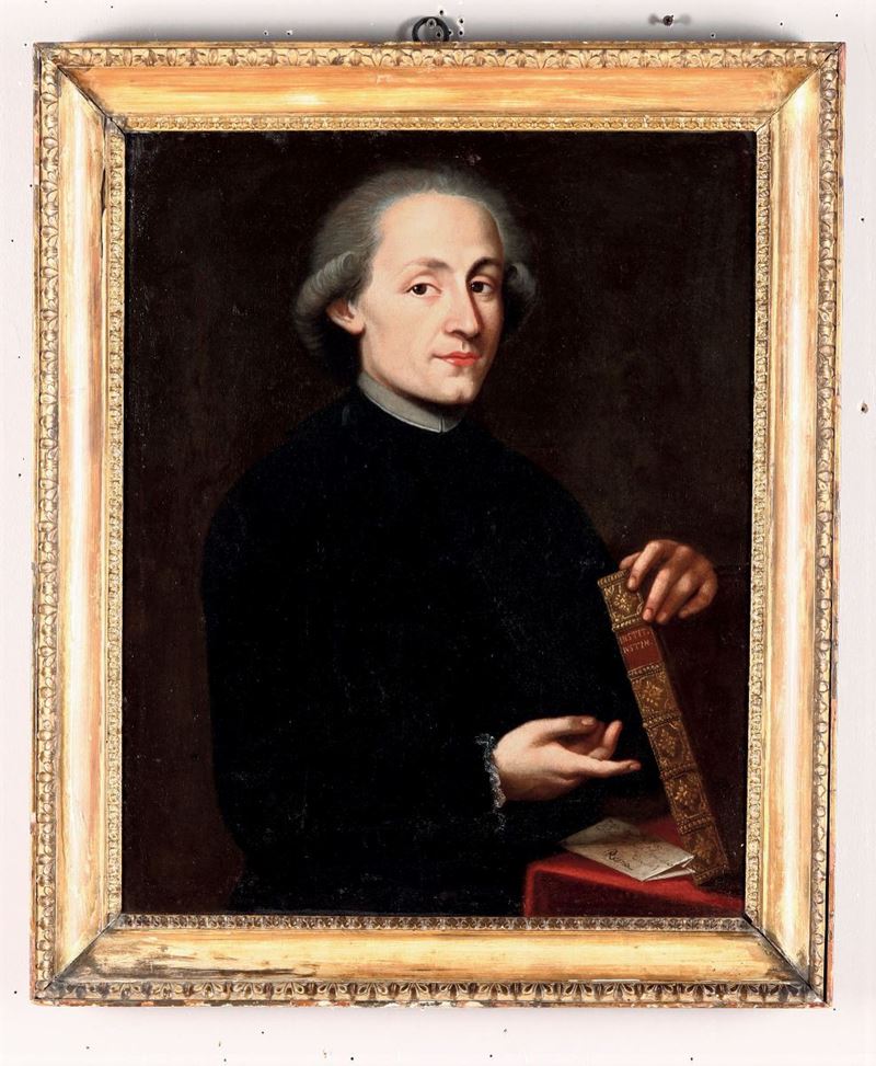 Scuola del Nord-Italia del XVIII-XIX secolo Ritratto di prelato  - Auction Fine Art - Cambi Casa d'Aste