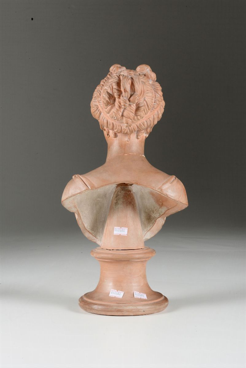Busto Muliebre in Terracotta, XIX-XX Secolo
