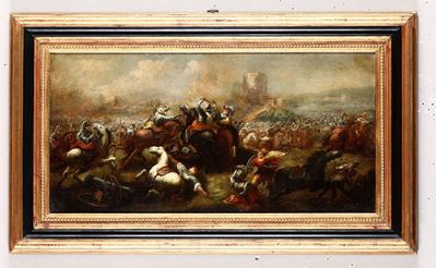Anonimo del XX Secolobattaglia in Stile Antico