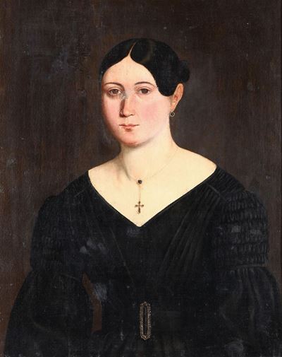 Anonimo del XIX Secoloritratto Femminile