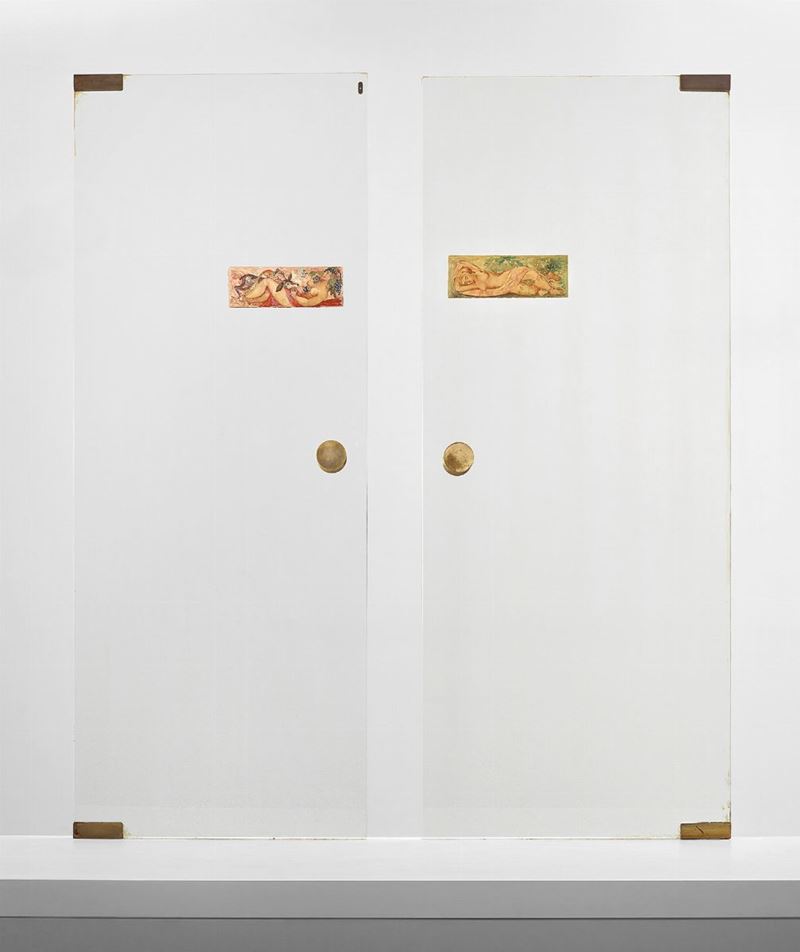 Gio Ponti (1891-1979) and Edina Altara (1898-1983) Due porte, 1951 circa  - Auction Casa di Fantasia - Cambi Casa d'Aste