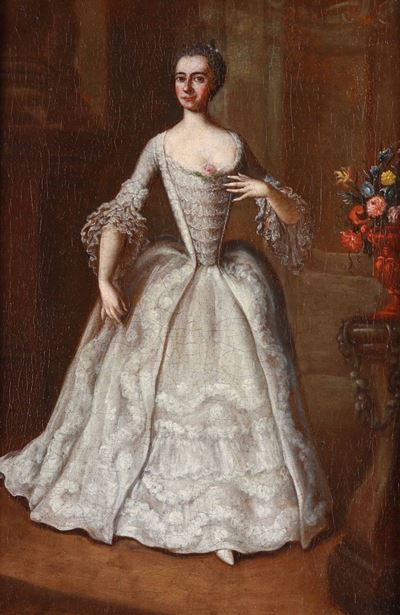 Alessandro Longhi (venezia 1733-1813), Attribuito Aritratto di Dama